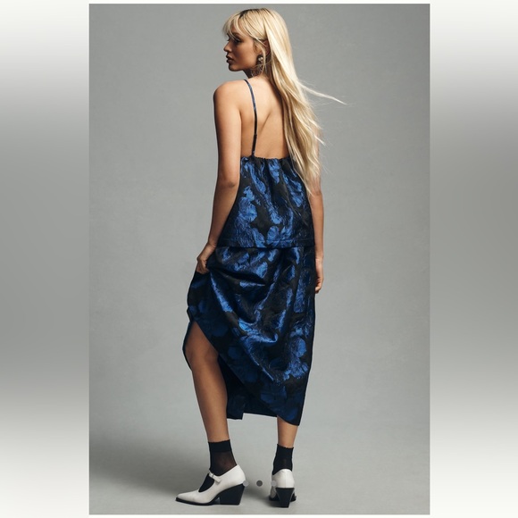 Anthropologie Sleeveless Open Back Midi Dress - Picture 2 of 2